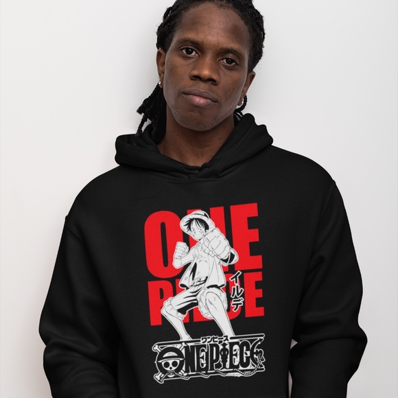ONE PIECE ANIME DESIGN:: UNISEX CUSTOM HOODIE - Picture 1 of 5